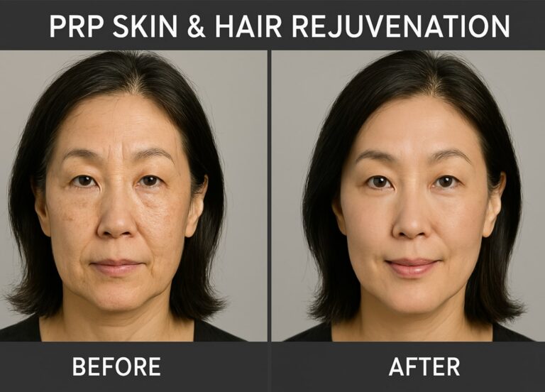 PRP Skin & Hair Rejuvenation Before After 1