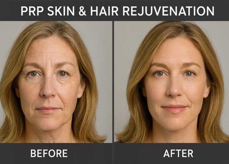 PRP Skin & Hair Rejuvenation Before After 3