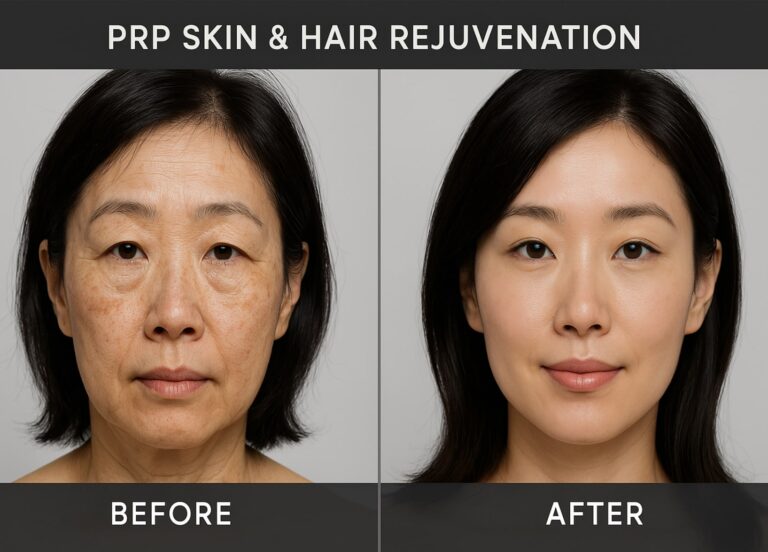 PRP Skin & Hair Rejuvenation Before After 6